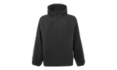 Nylon Half Zip Anorak "Vintage Black" 202HO258241F