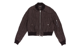 Quilted Down Bomber "Brown" PS22WOS005 BROWN