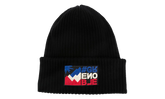 Grenoble Berretto Tricot Grenoble Logo-Patch Virgin-Wool Beanie "Black" MON08
