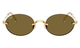 A$AP Rocky Rimless Oval "Arista / Brown Gold" 0RB3929 001/73