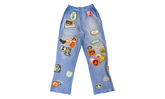 Gentlemen'S Waffle Sweatpants "Blue" BWA88