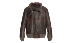 Bomber In Montone Hollywood Flight Jacket "Dark Dust" RU02E1760 LSHC 78
