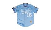 MLB Bo Jackson Road Jersey "1987 Kansas City Royals - Light Blue" AJY1GS18278 KCRLTBL87BJA