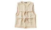 Hand Knit Vest "White" 963978