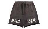 Worn Gothic Sweatshort "Black" P446 HWSP226