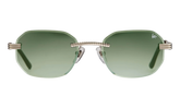 Hustler Rimless Drill Mount 24KT "White Gold / Army Green" DMHU2 0040 42D5