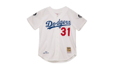 MLB Mike Piazza Home Jersey "1993 Los Angeles Dodgers - White" AJY1GS18281 LADWHIT93MPI