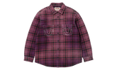 True Religion Quilted Lined Plaid Flannel Jacket "FW25 - Purple" SU27248