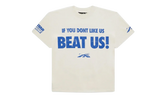 If You Dont Like Us Beat Us Sleeveless T-Shirt "White" HSR188