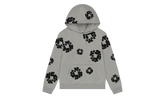 Black Cotton Wreath Hoodie "Grey" DT352