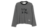 Yearbook Crew Neck Pullover "PJ Stripe Jersey - Black" 261 MJP021P3 PJSTBLK