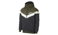 NSW Sherpa Windrunner Jacket "Olive Canvas / Anthracite / Summit White" 930316 395