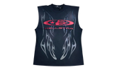 Flame Sleeveless T-Shirt "Grey" HSR191