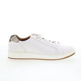 Aetrex Blake PC133 Womens White Leather Lace Up Lifestyle Sneakers Shoes