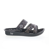 Alegria Victoriah Show Boat VIC-6110 Womens Black Slides Sandals Shoes