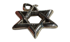 Large Star of David Pendant "Silver" CHRM1040