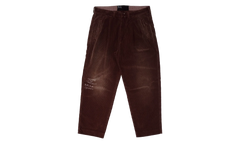 Synanon Cord Pleated Pants "Burgundy" 5U001Q3009BUR