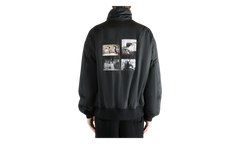 Elastic Hem Cotton Blouson Coat "Black" UC2E4207 BLAC
