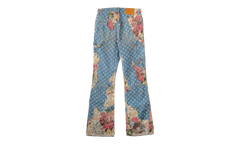 Floral Destroyed Carpenter Jeans "Indigo" LSFDCJI