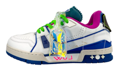 LV Trainer Low "Virgil - Neon Blue" MS0251